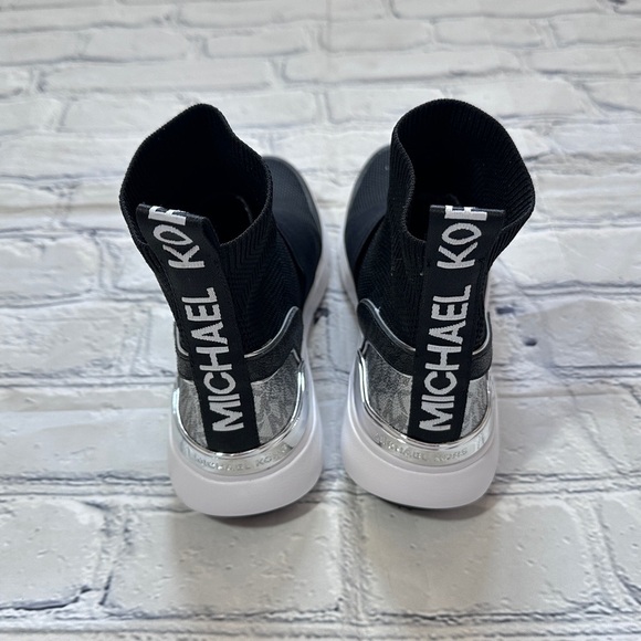 Michael Kors Sterling Bootie in Black and Silver - Picture 6 of 6